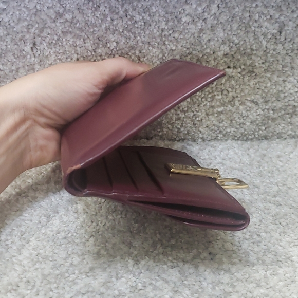Gucci bifold vintage Wallet 100% Authentic Tom Ford Era Bordeaux Color - Picture 5 of 5
